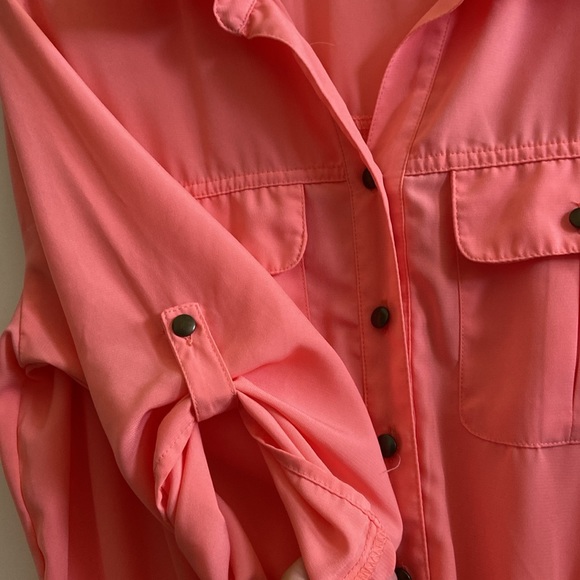 Cute coral dress in size L - Picture 7 of 7